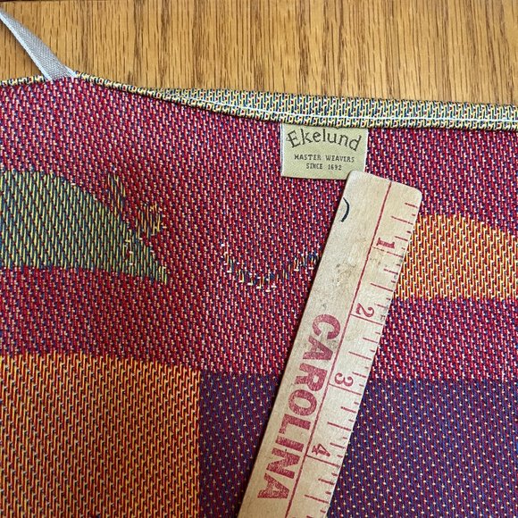 Ekelund Master Weavers Cat & Mouse wall hanging/tapestry! MCM Scandinaviain Ligh - Picture 6 of 11